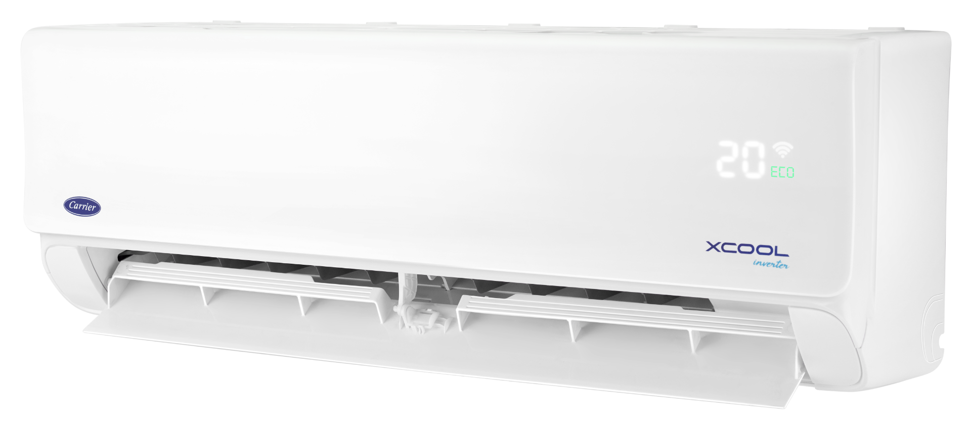 Carrier XCool Split Air Conditioner With Inverter Technology, Cooling Only, 1.5 HP, White - 53KHEFT12DN-708F Carrier XCool Split Air Conditioner With Inverter Technology, Cooling Only, 1.5 HP, White - 53KHEFT12DN-708F